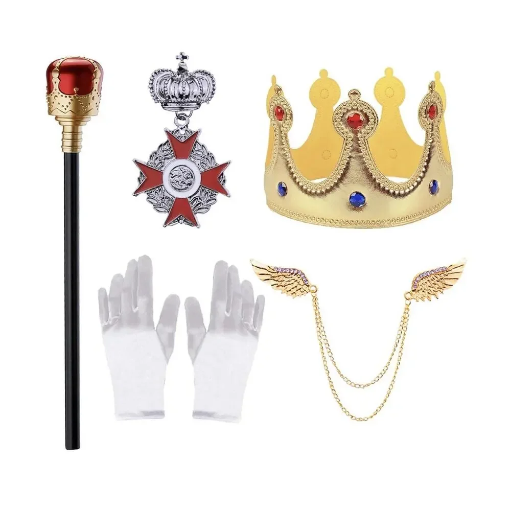 Mecamelon King Prince Charming Costume for Boys Kids Medieval Sz 7-8 Years